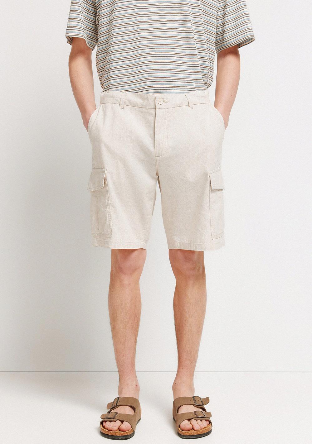 Bermudas Comfort Fit de Lino Springfield