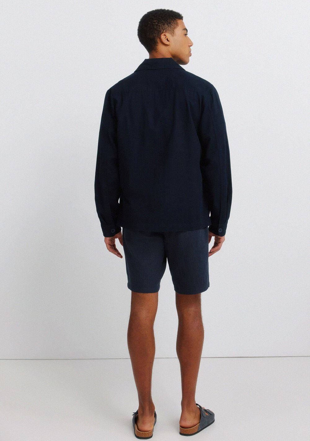 Bermudas Dobby Comfort Fit de Lino Springfield 2