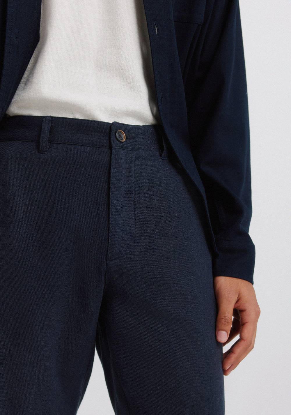Bermudas Dobby Comfort Fit de Lino Springfield 4