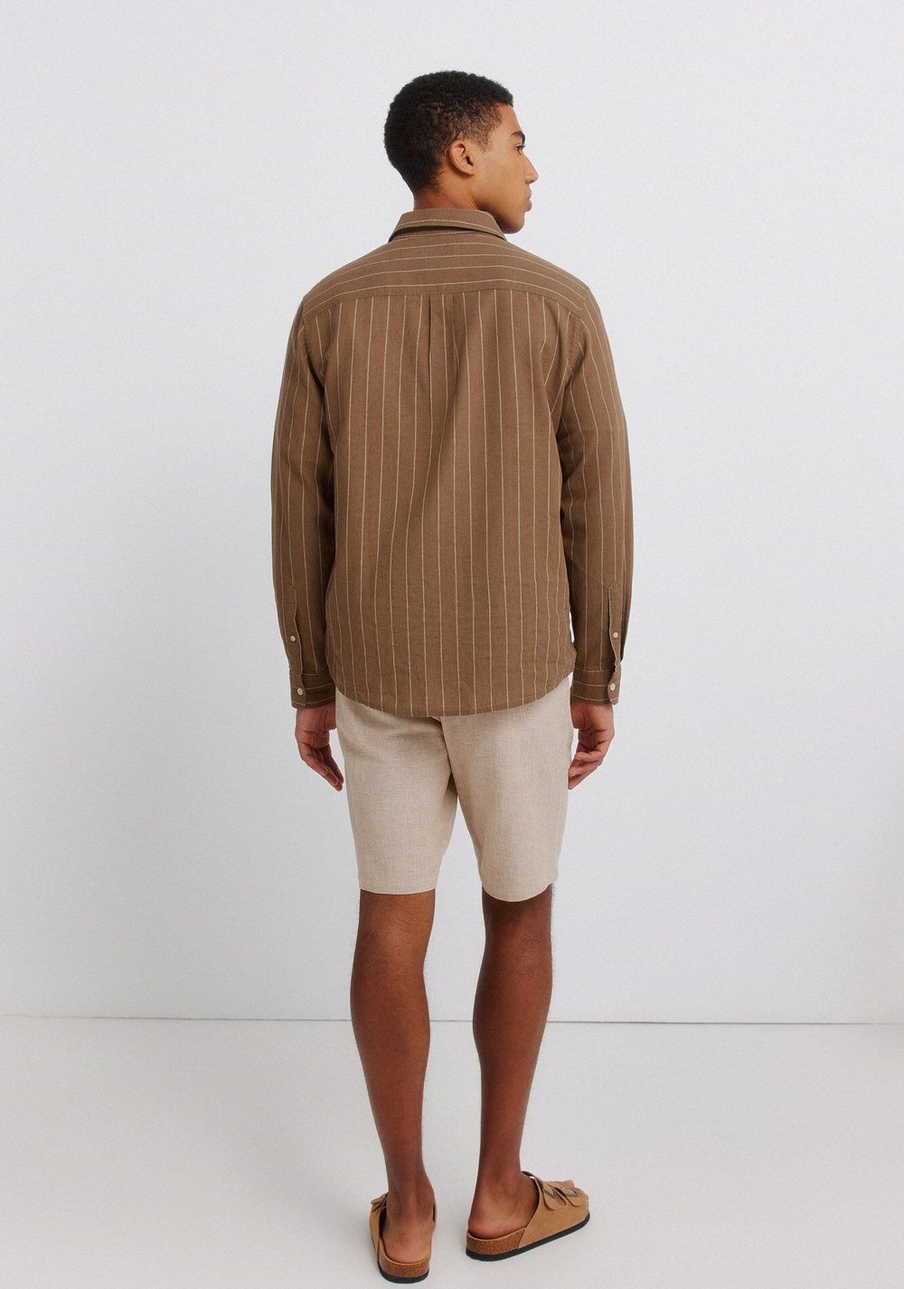 Bermudas Dobby Comfort Fit de Lino Springfield 2