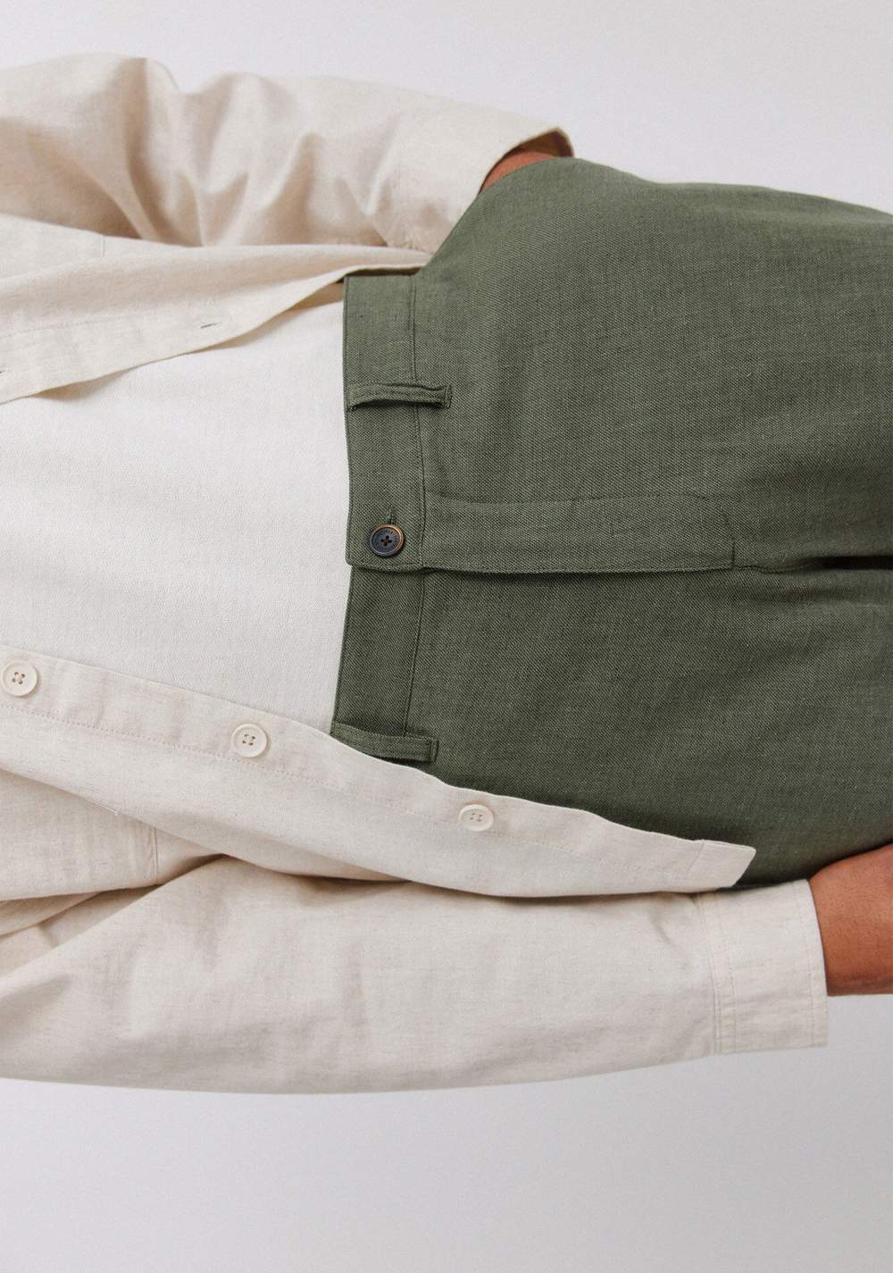 Bermudas Dobby Comfort Fit de Lino Springfield 5