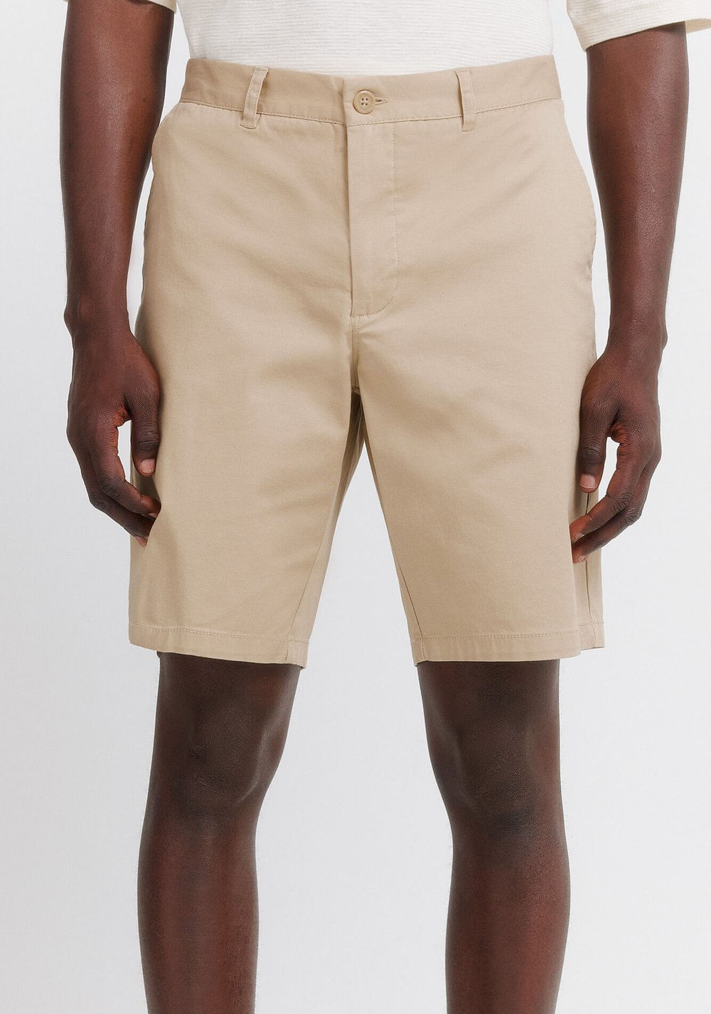 Bermudas Lisas de Corte Cómodo Springfield