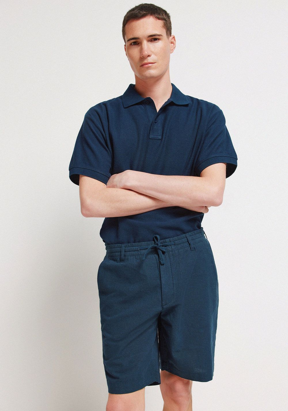 Bermudas Slim Fit Cómodas de Lino Springfield 3