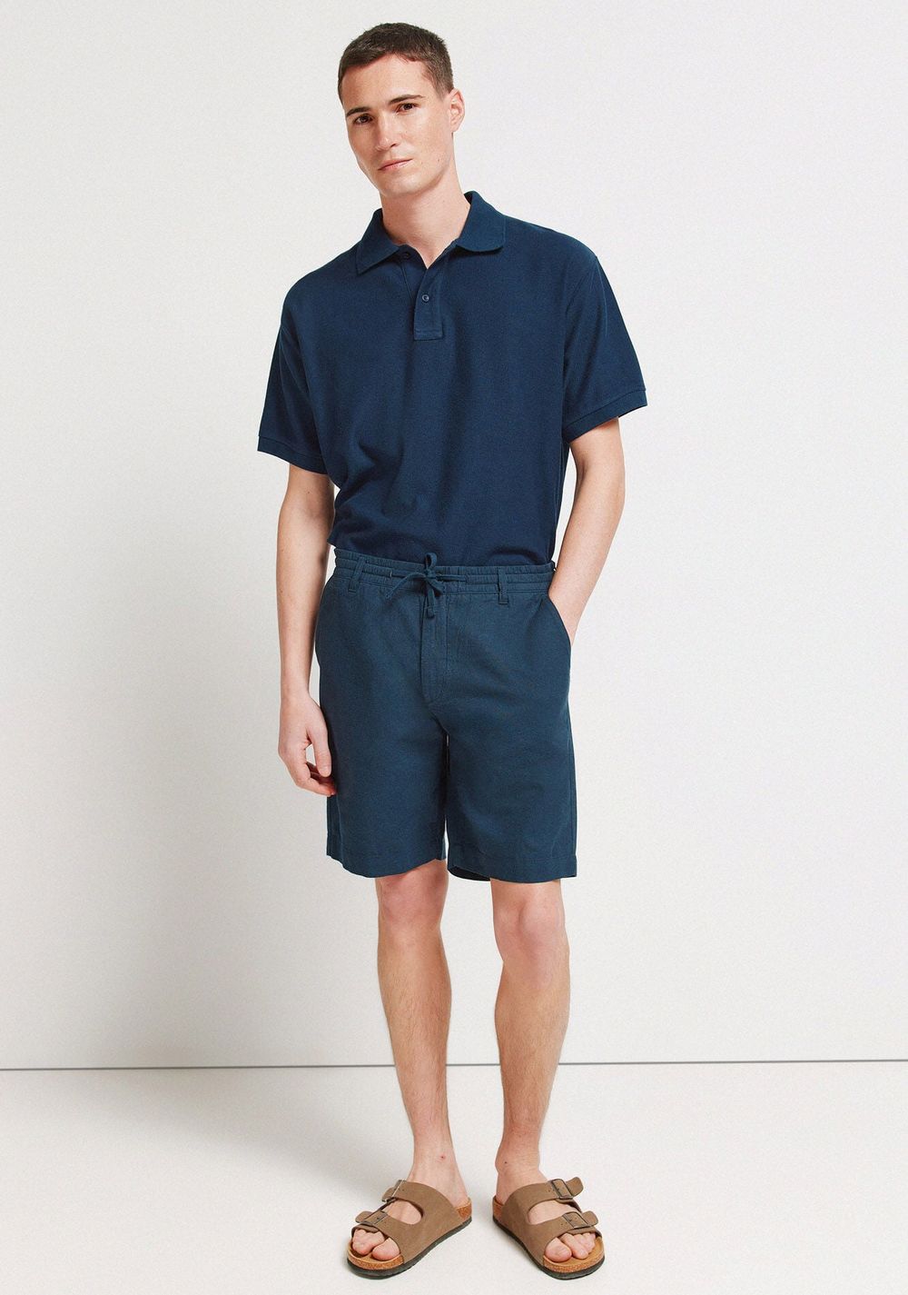 Bermudas Slim Fit Cómodas de Lino Springfield 5