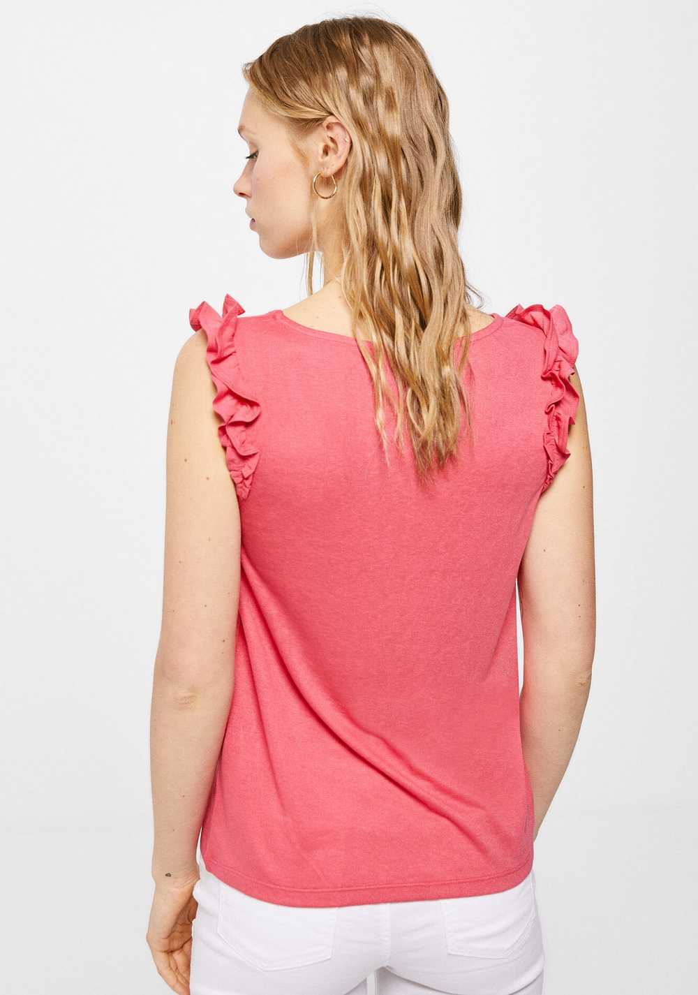 Blusa Bimateria Tirantes Volantes Springfield 2