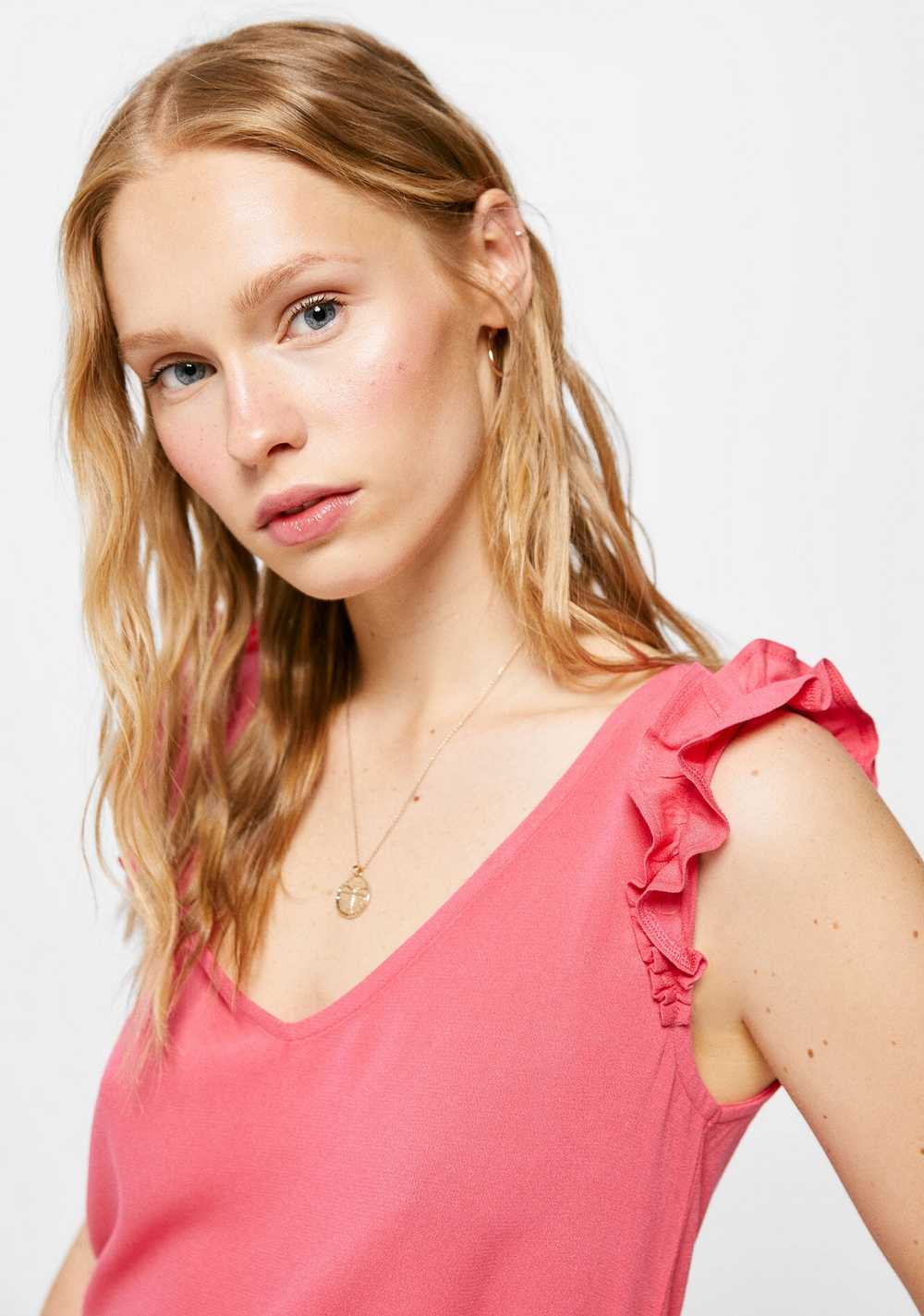 Blusa Bimateria Tirantes Volantes Springfield 3