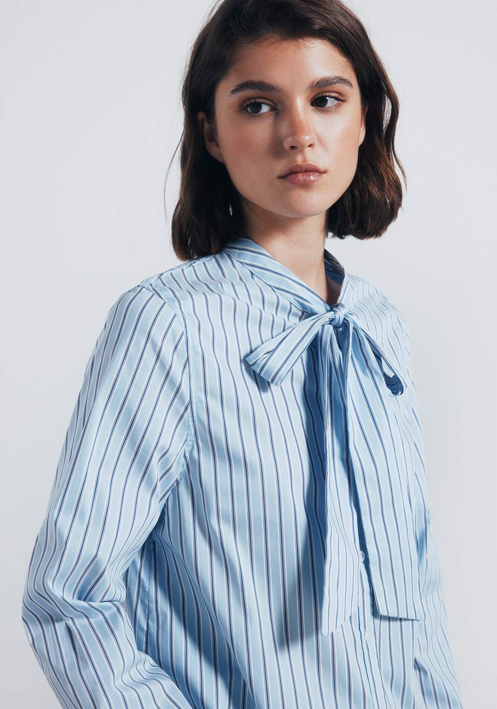 Blusa Cuello Lazo Rayas Springfield 6