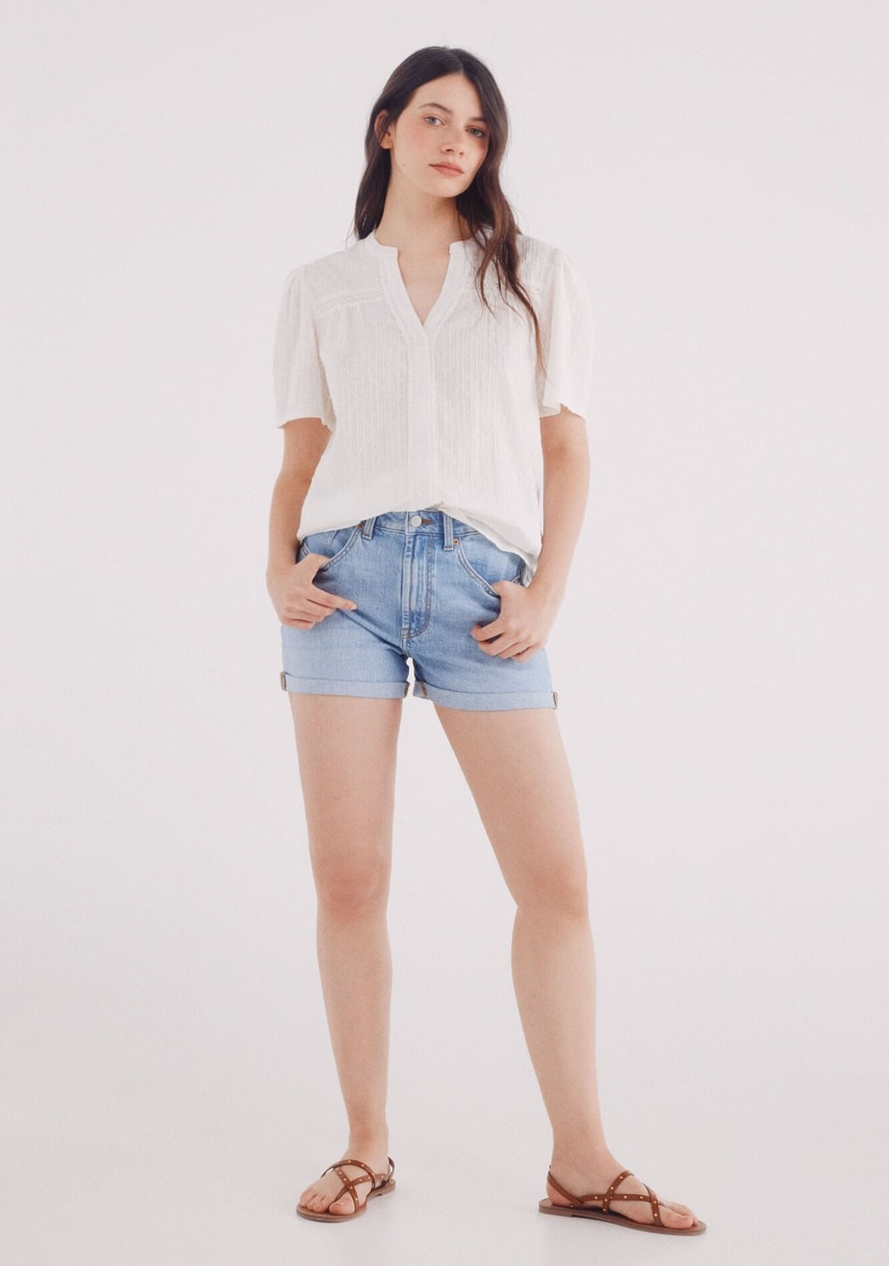 Blusa Romántica Lace Springfield 3