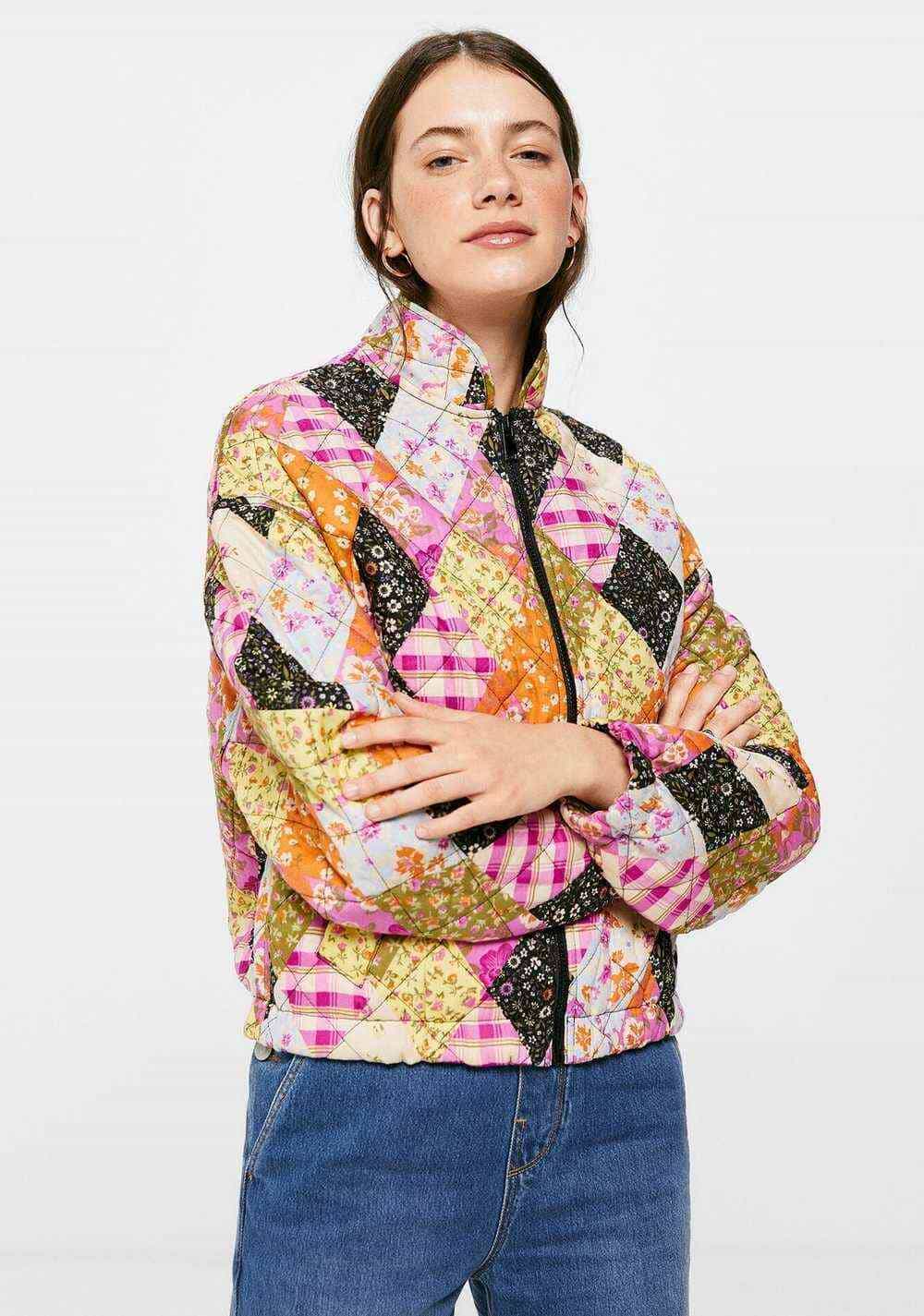 Bomber Estampado Patchwork Springfield Imagen Principal