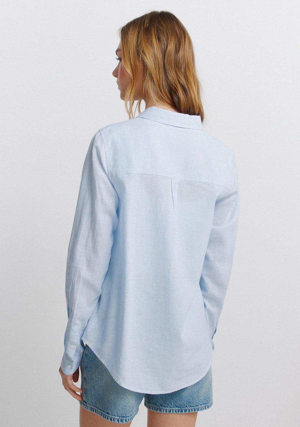 Camisa Clásica de Lino Springfield 2