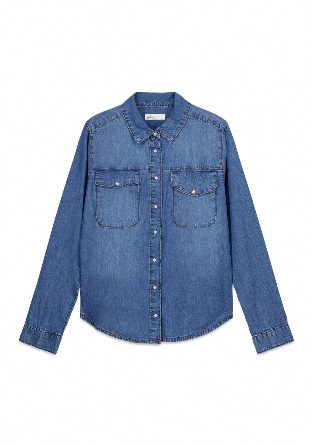 Camisa Denim con Bolsillos Springfield 5
