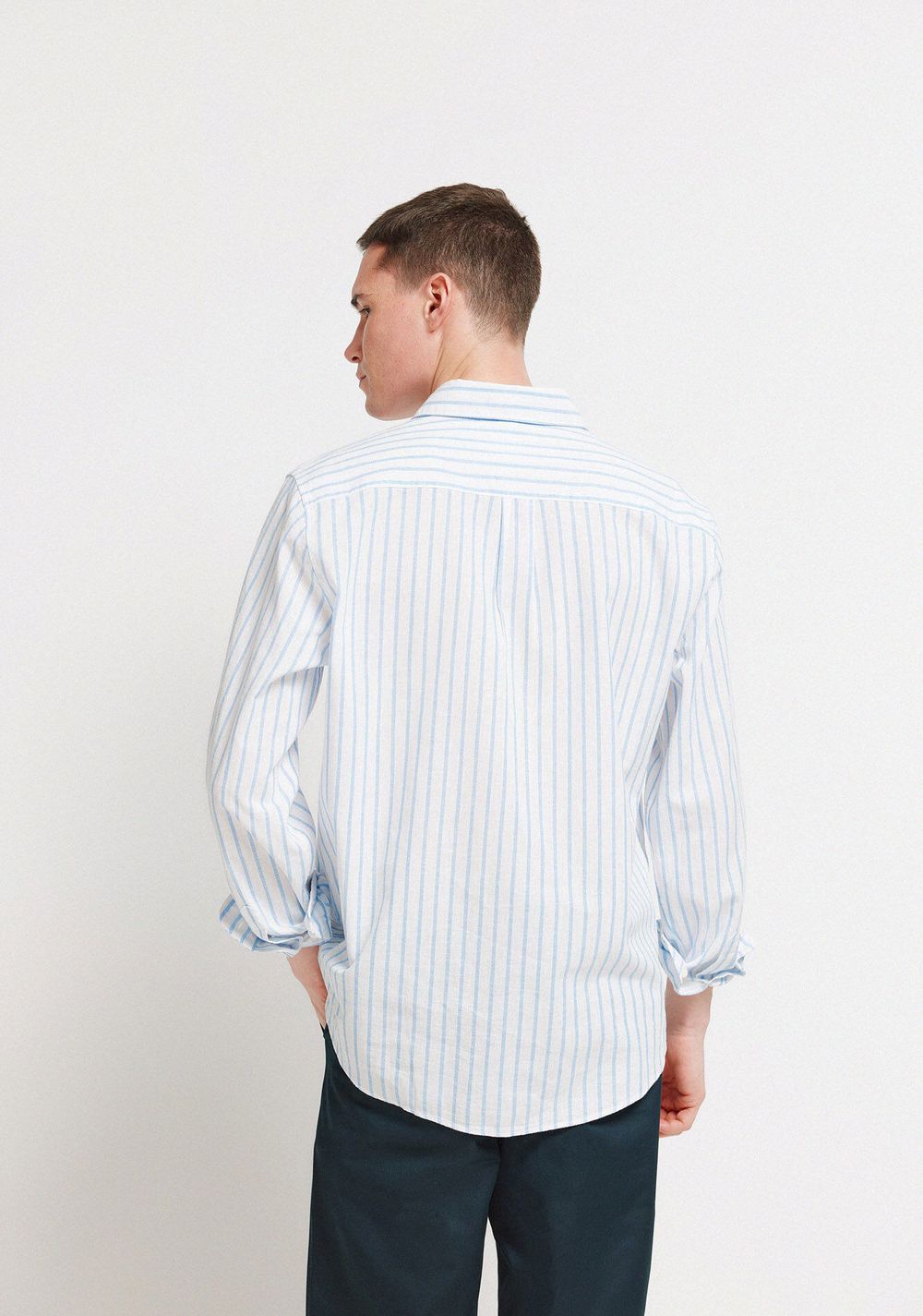 Camisa de Lino a Rayas Springfield 4