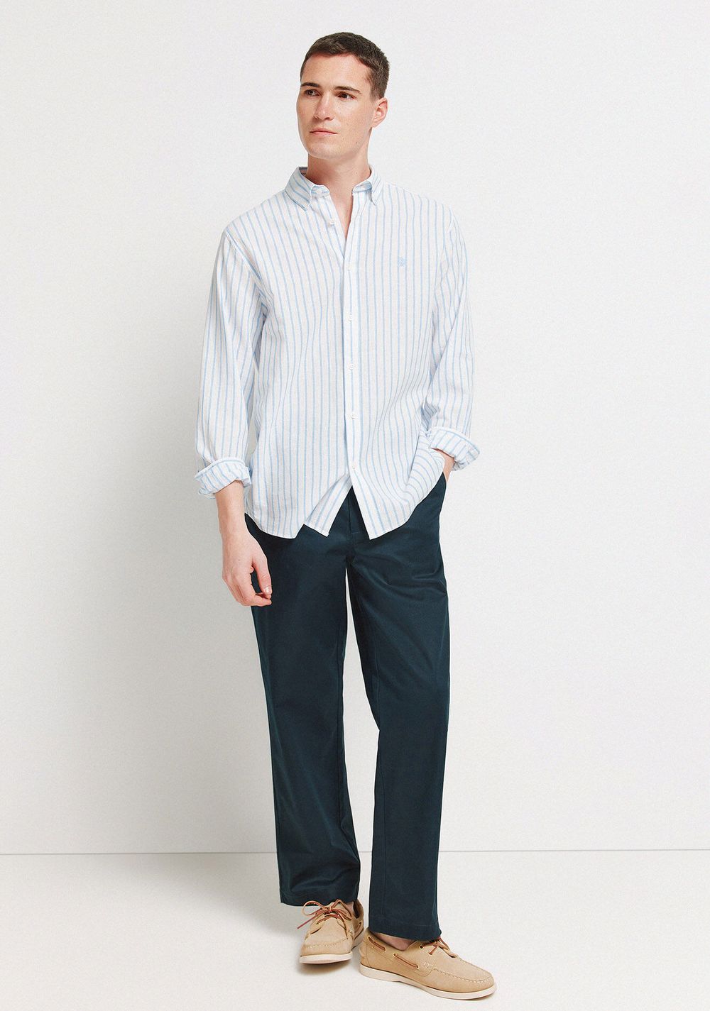Camisa de Lino a Rayas Springfield 5
