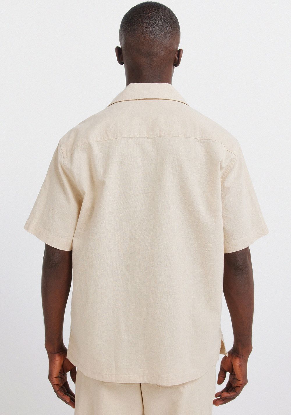 Camisa de Manga Corta Bowling de Lino Springfield 3