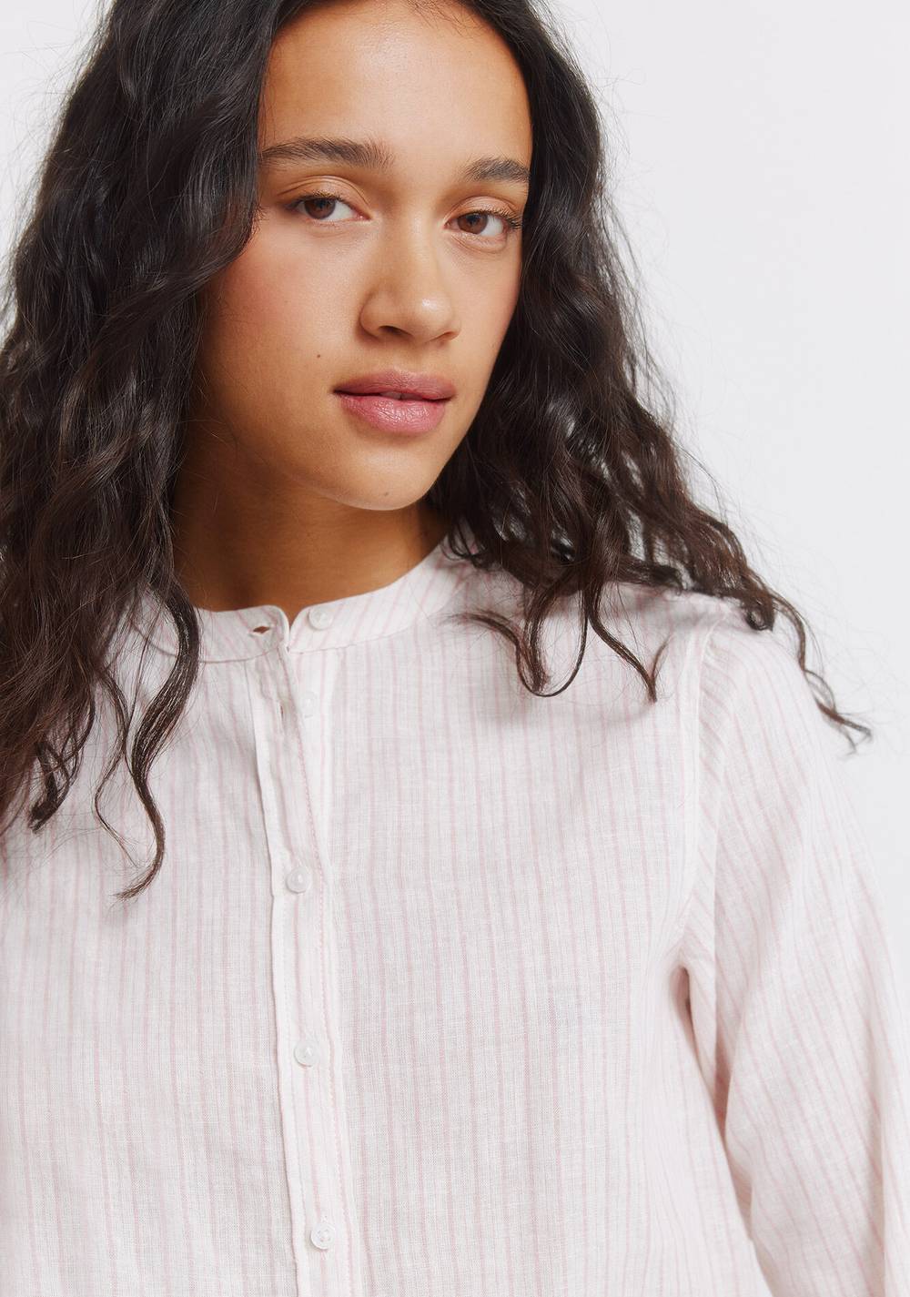 Camisa Manga Larga Cuello Mao de Lino Springfield 4