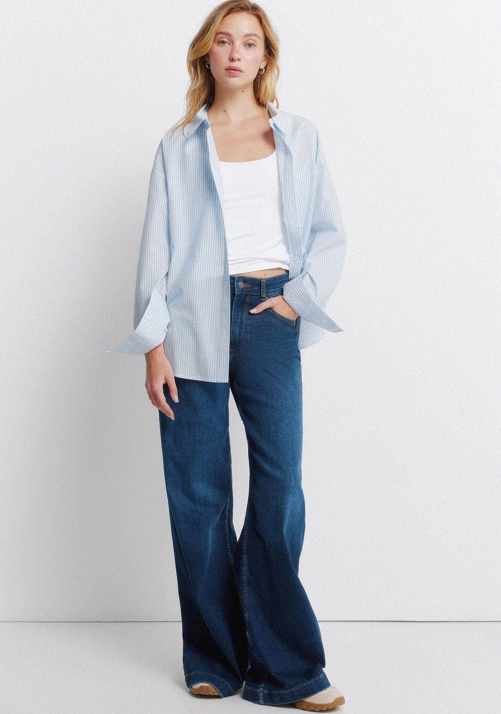 Camisa Oversize de Rayas Springfield 2
