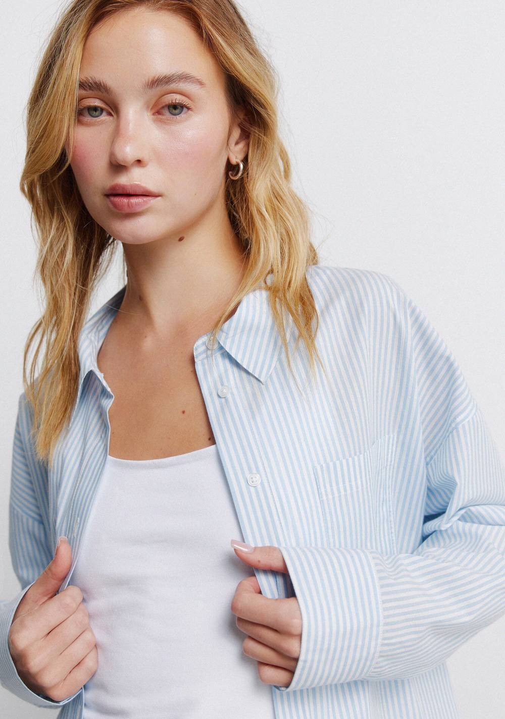 Camisa Oversize de Rayas Springfield 6