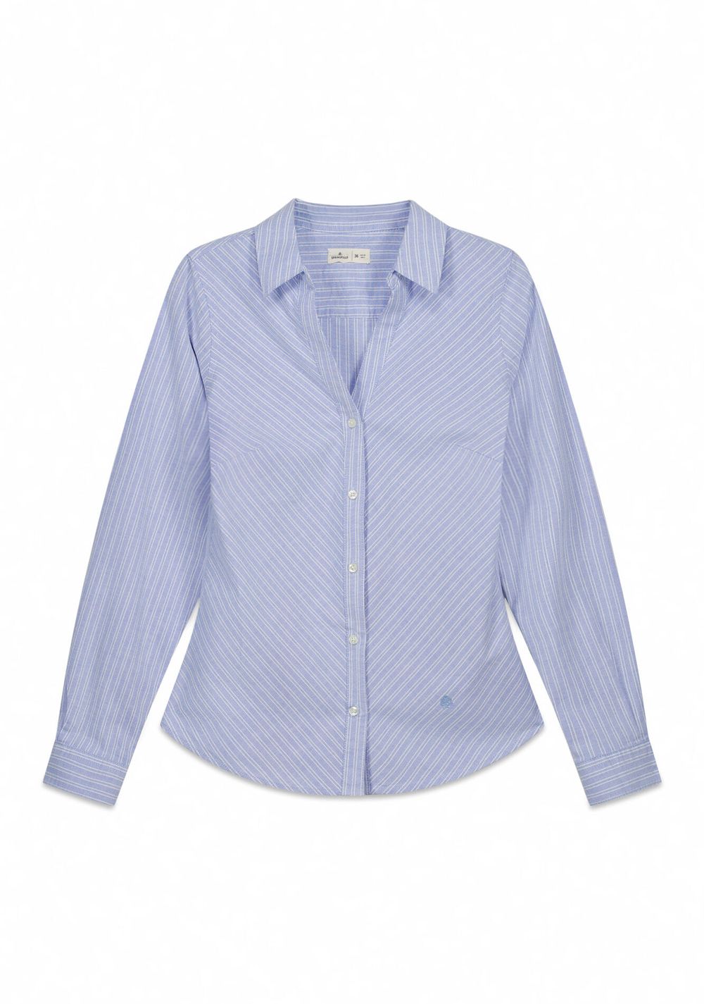 Camisa Oxford con Escote en Pico Springfield 5