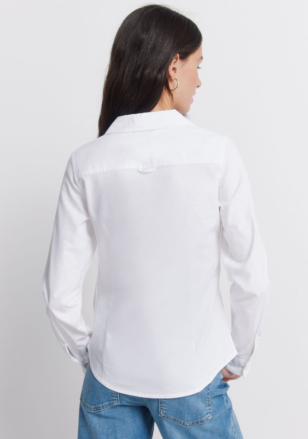 Camisa Oxford con Escote en Pico Springfield 3