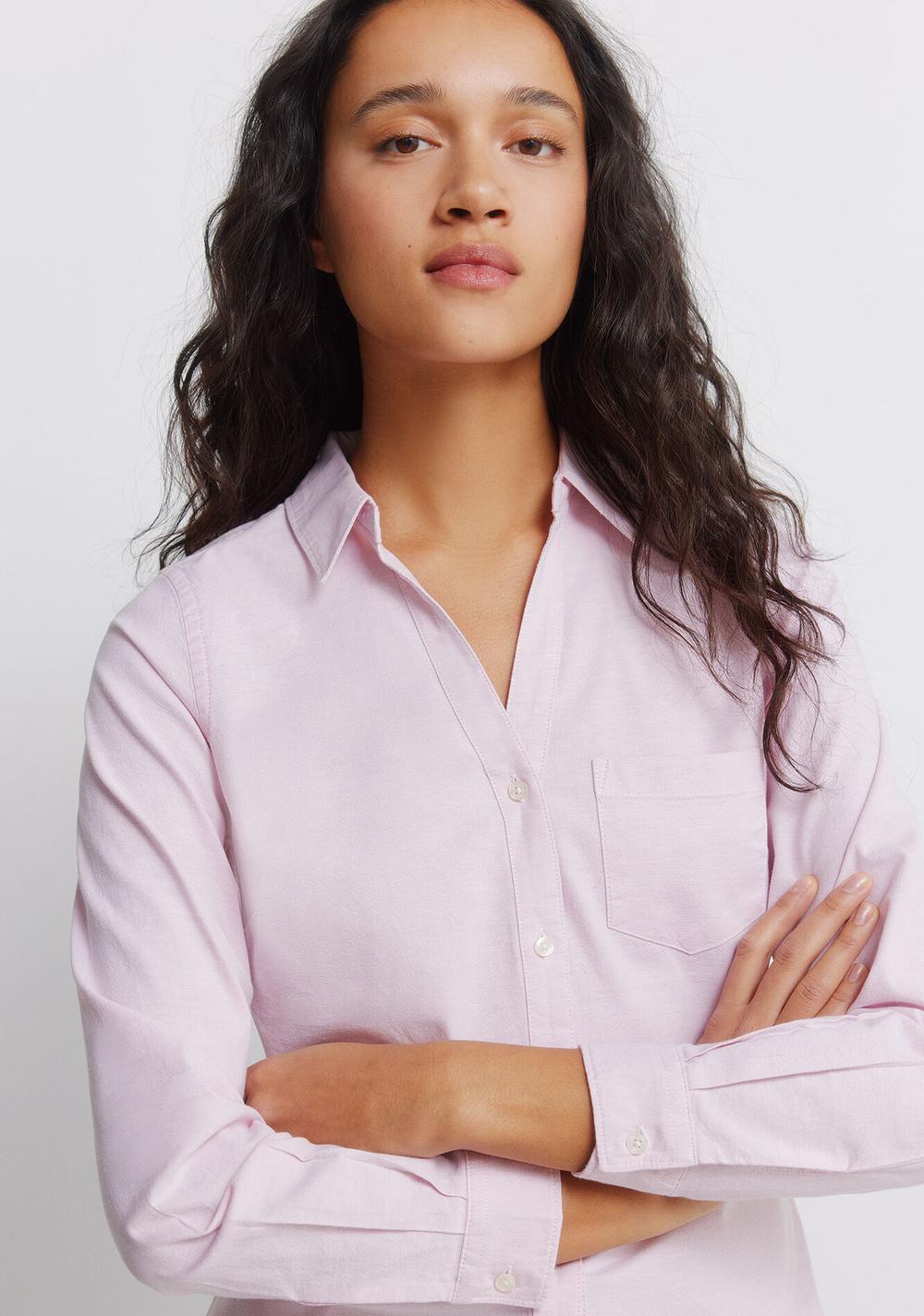 Camisa Oxford con Escote en Pico Springfield 5