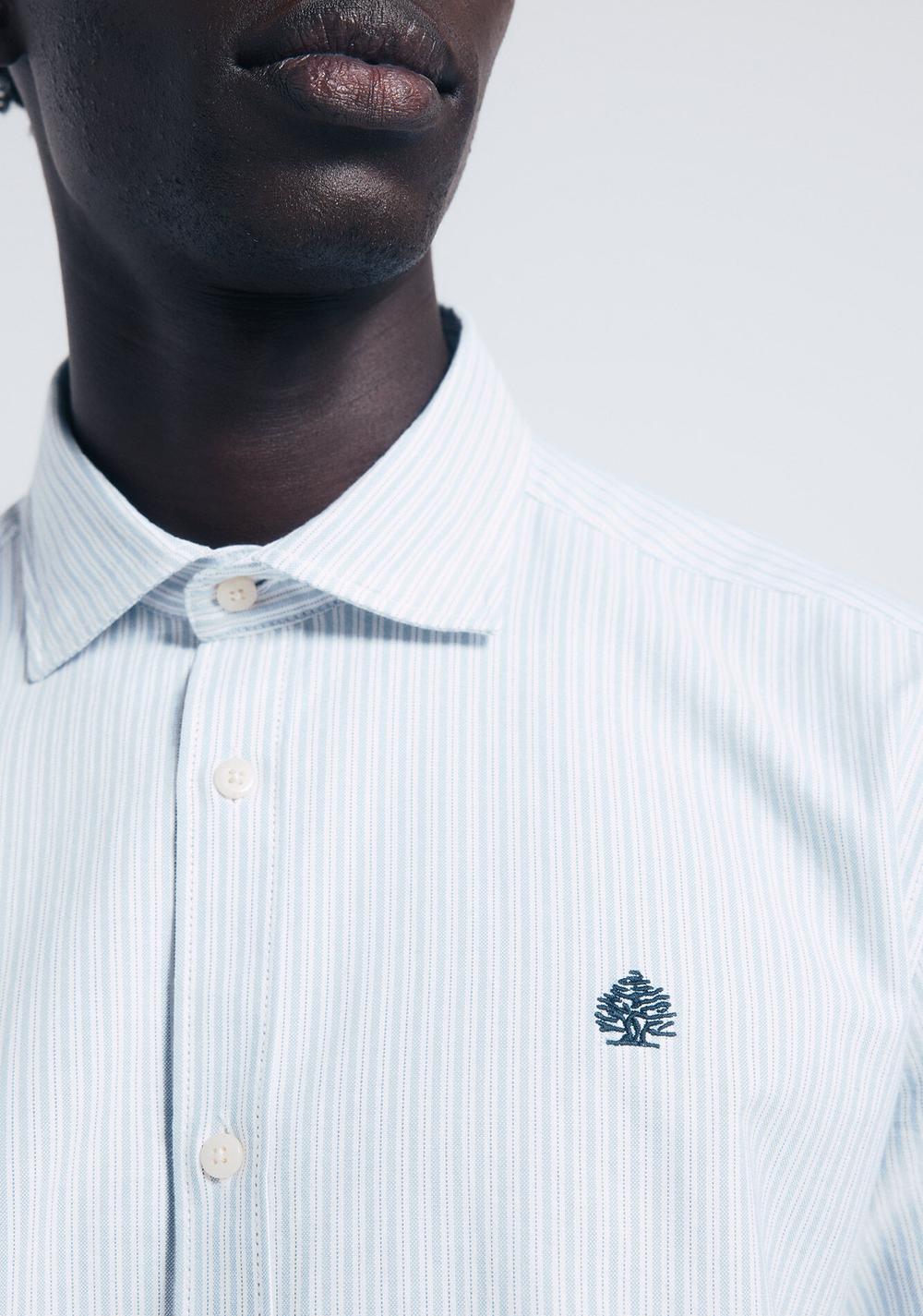 Camisa Oxford Ligero Rayas Springfield 5