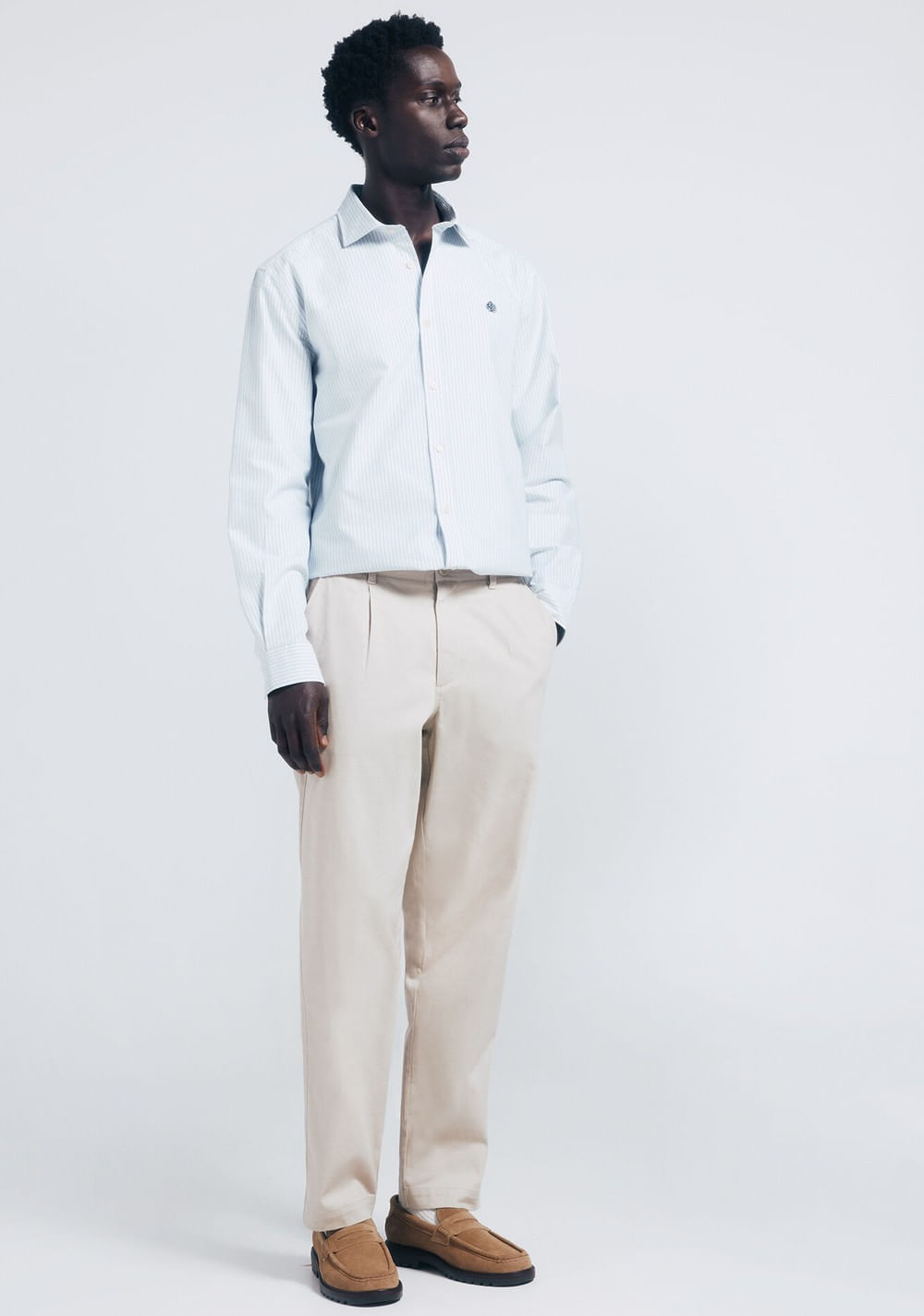 Camisa Oxford Ligero Rayas Springfield 3