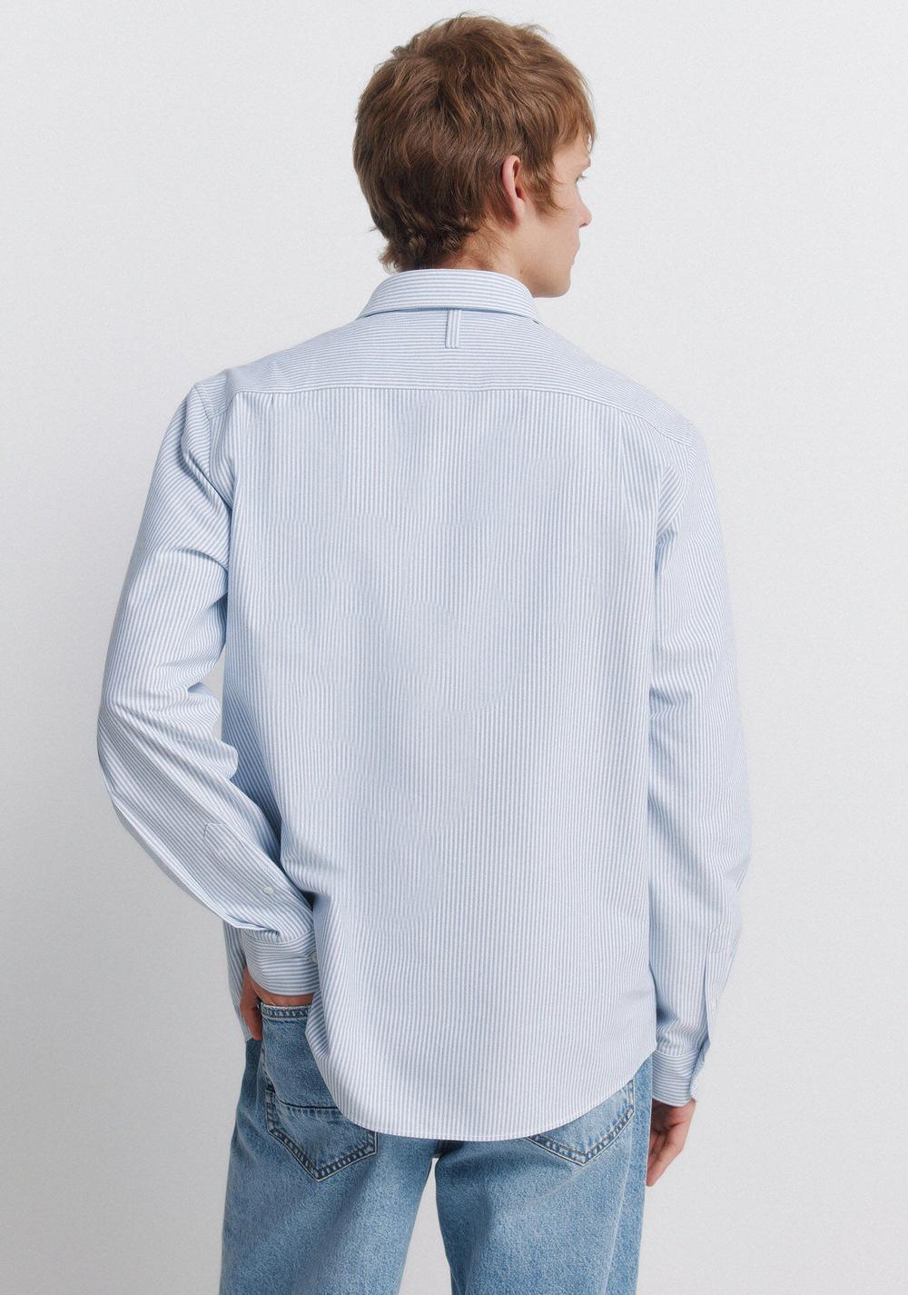 Camisa Oxford a Rayas sin Arrugas Springfield 3