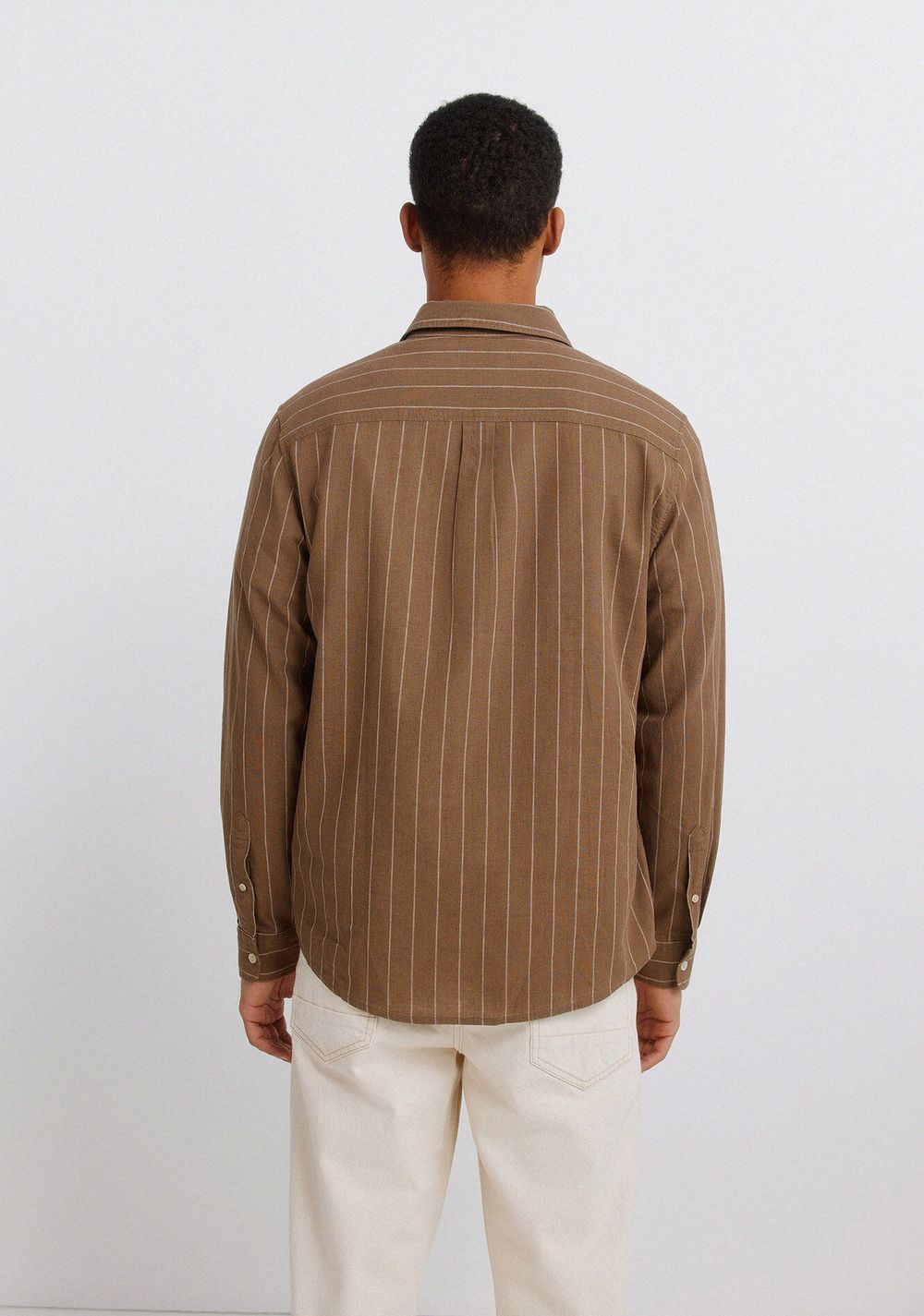 Camisa de Rayas con Lino Springfield 2