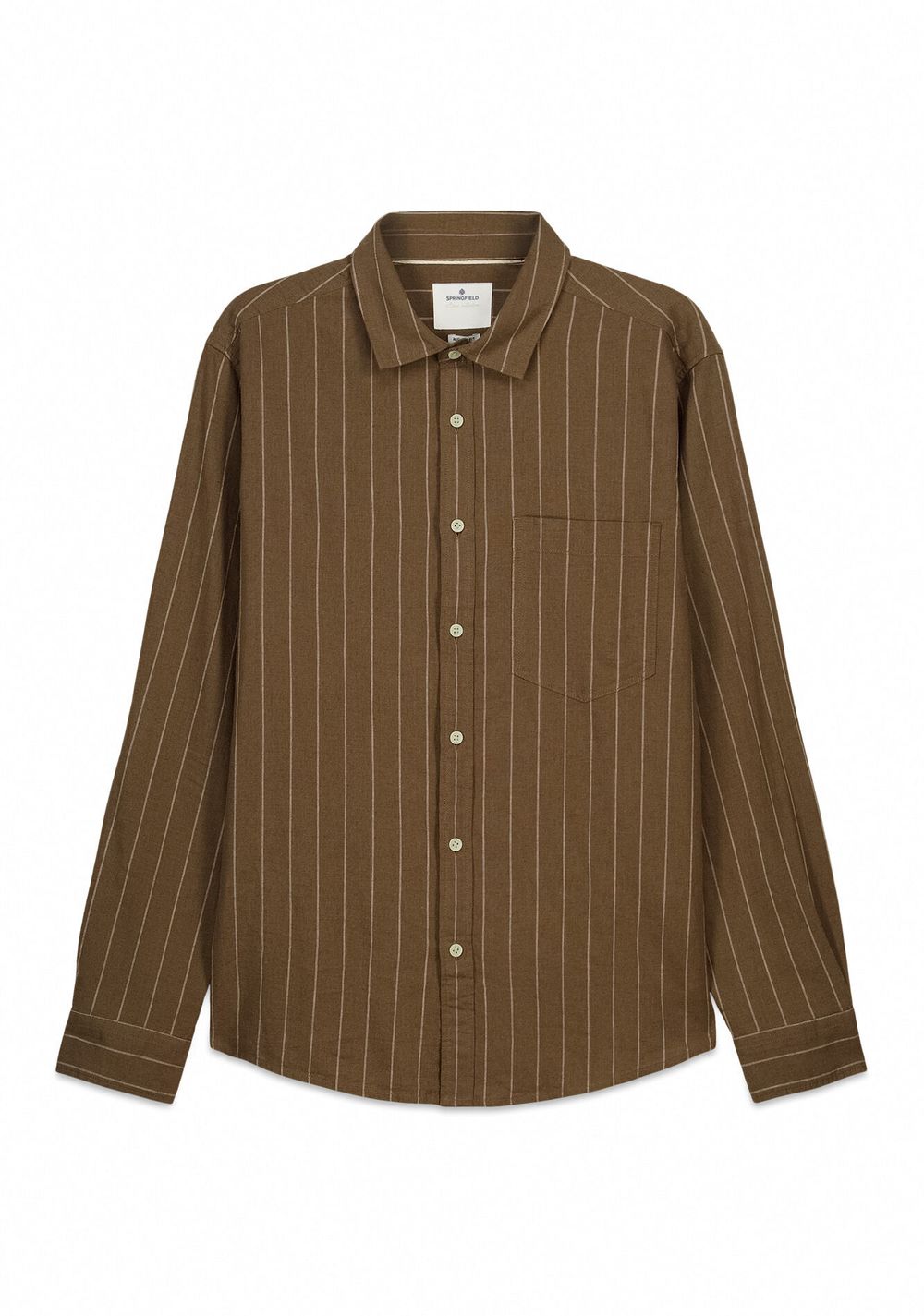 Camisa de Rayas con Lino Springfield 5