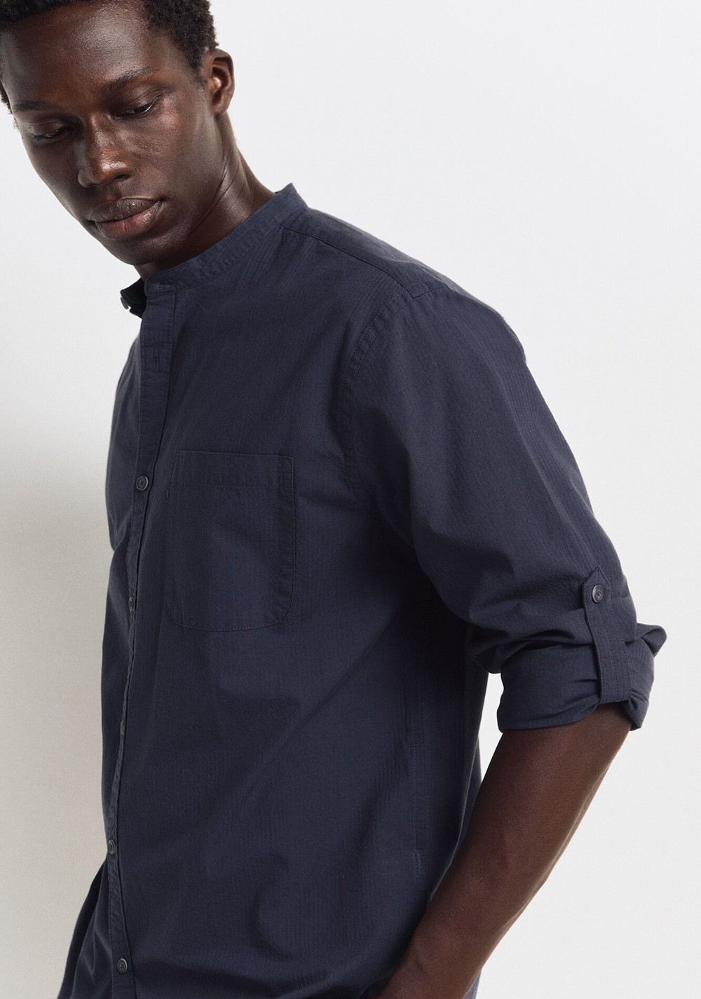 Camisa Seersucker Mao Springfield 5