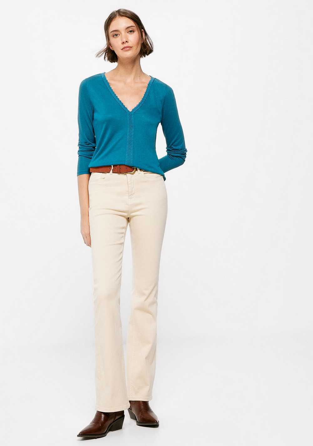 Camiseta Cinta Lace Escote Springfield 4