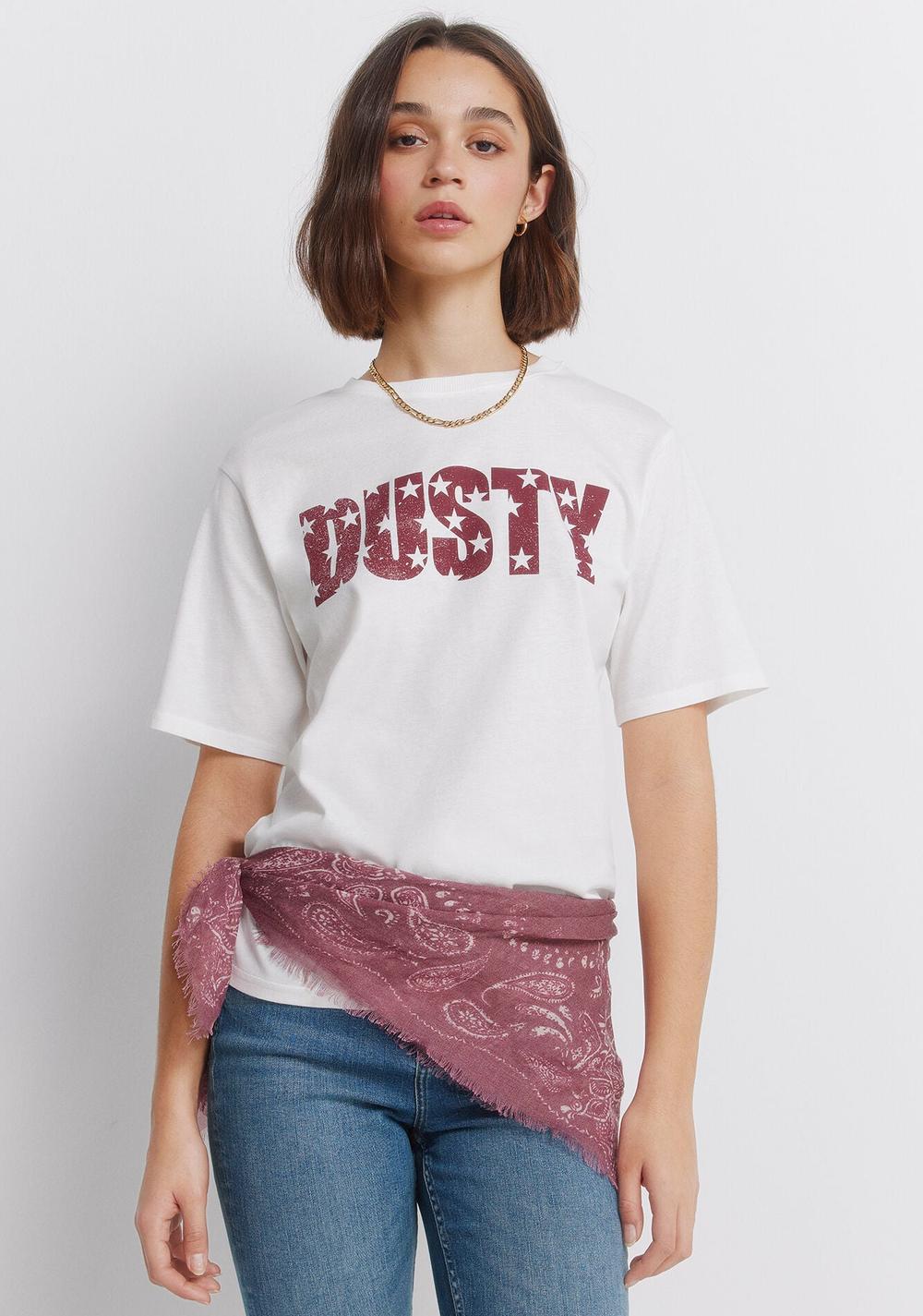 Camiseta Cuello Acanalado Dusty Springfield