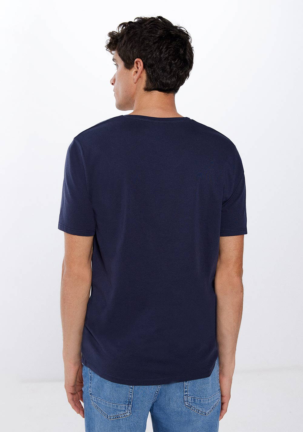 Camiseta Cuello Pico Elastan Springfield 2