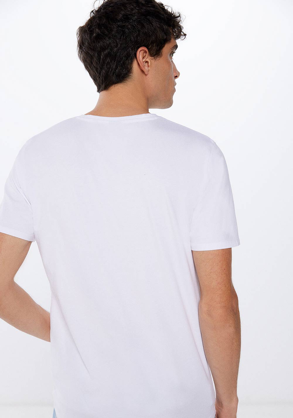 Camiseta Cuello Pico Elastan Springfield 2
