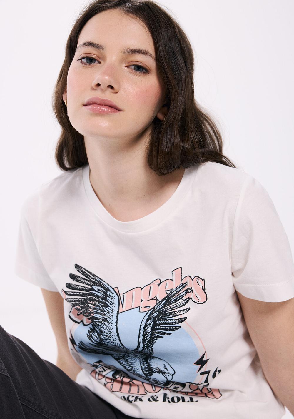 Camiseta Gráfica Algodón Springfield 4
