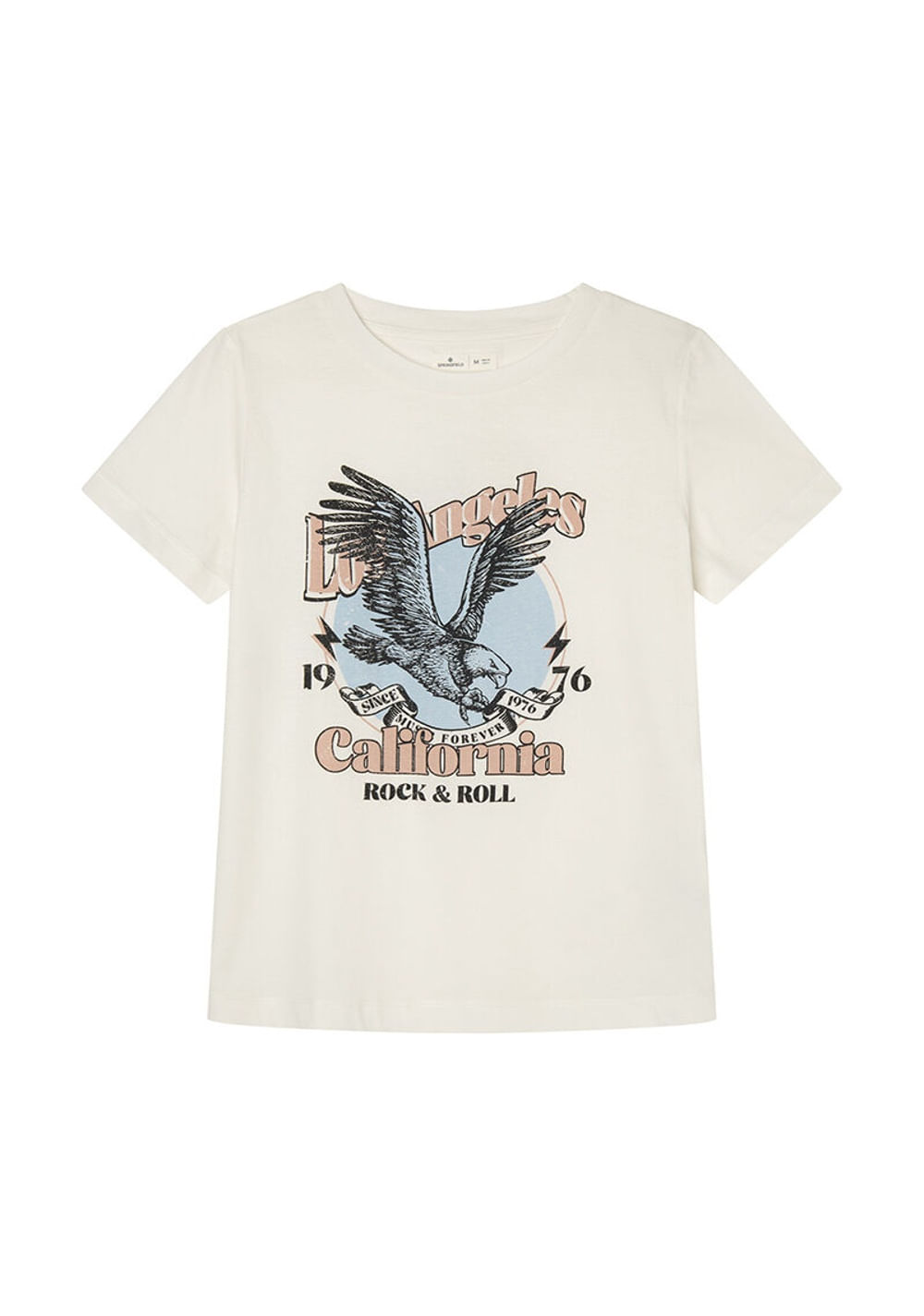 Camiseta Gráfica Algodón Springfield 6