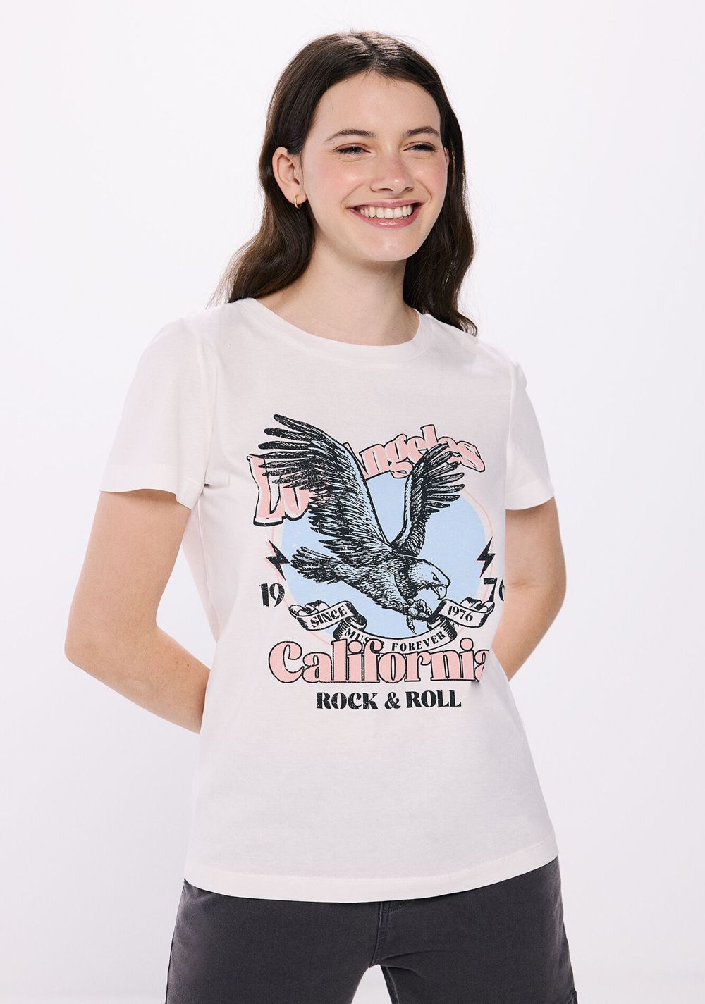 Camiseta Gráfica Algodón Springfield Imagen Principal