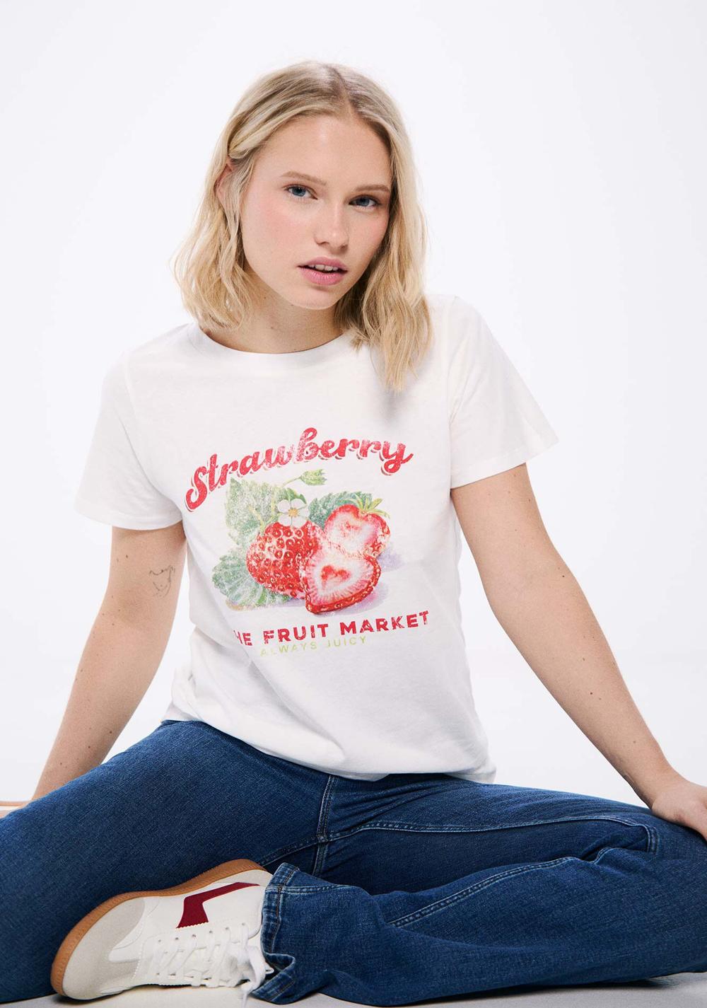 Camiseta Gráfica Frutas Springfield 2