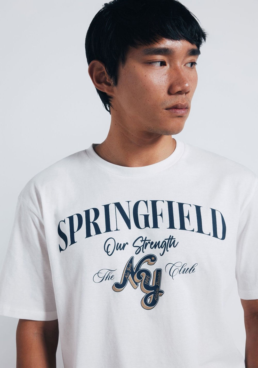 Camiseta con el Logo de Springfield, Ny 6