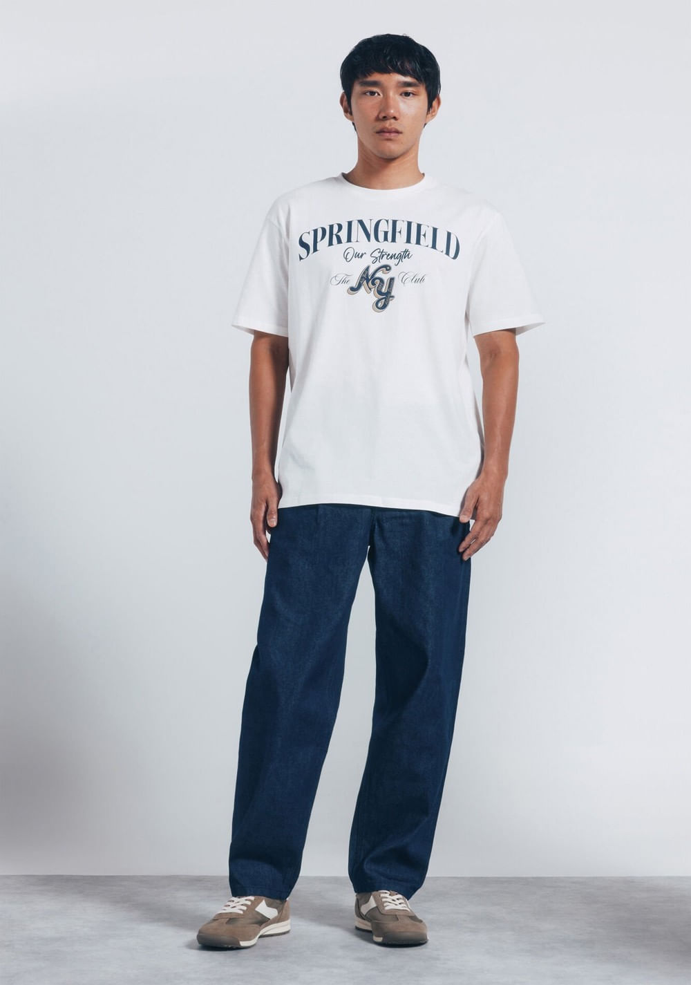 Camiseta con el Logo de Springfield, Ny 2