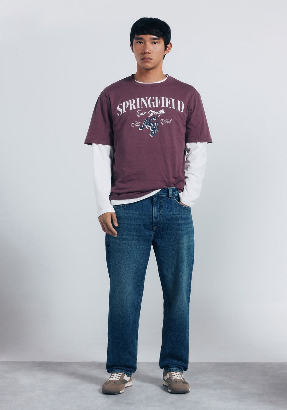 Camiseta con el Logo de Springfield, Ny 2