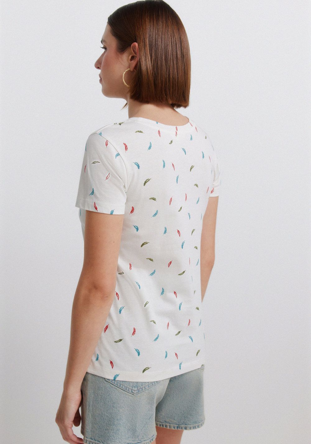Camiseta de Manga Corta Estampada Springfield 3