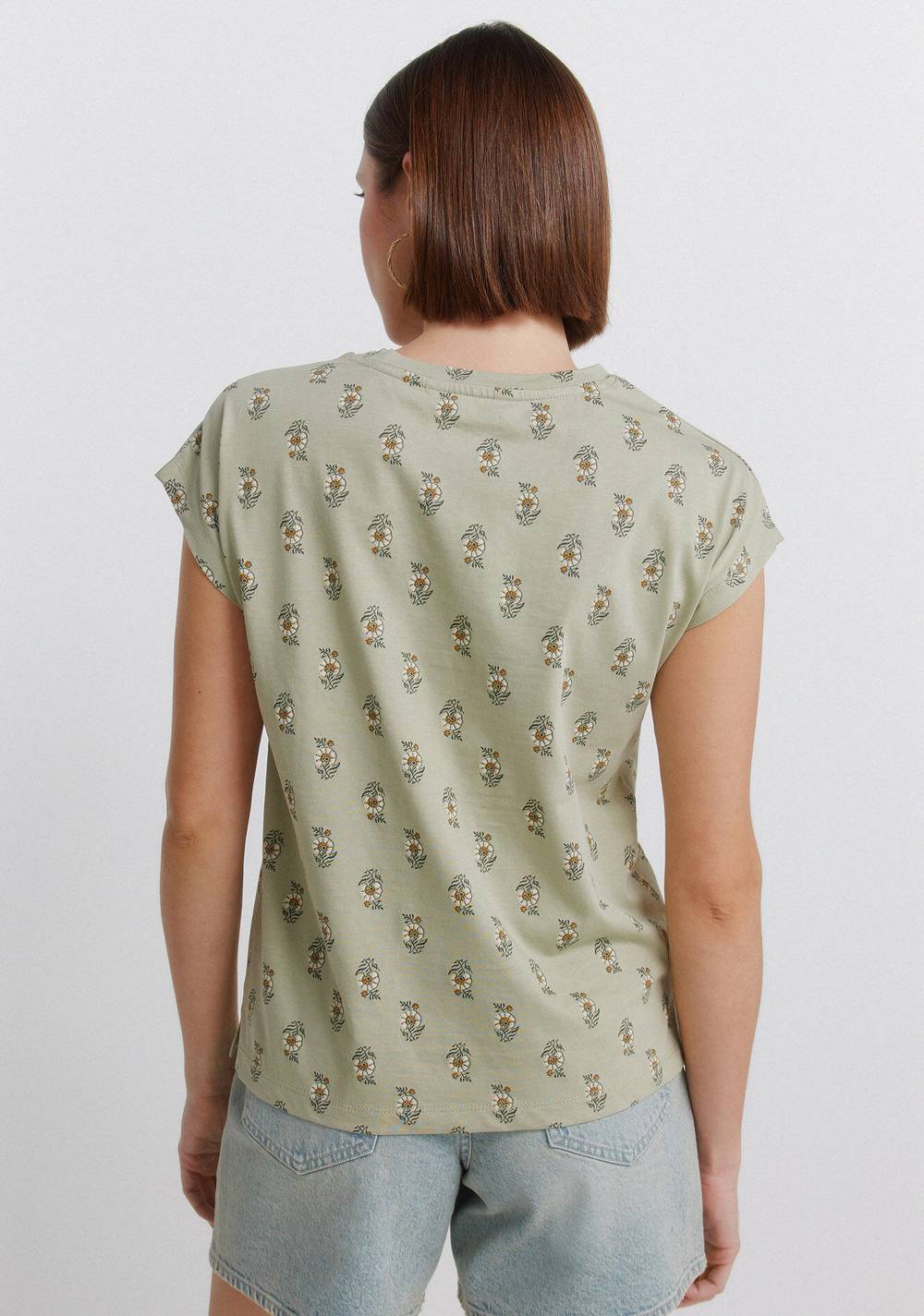 Camiseta de Manga Corta Estampada Springfield 3