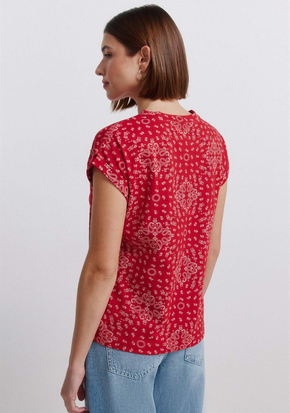 Camiseta de Manga Doblada Springfield 4