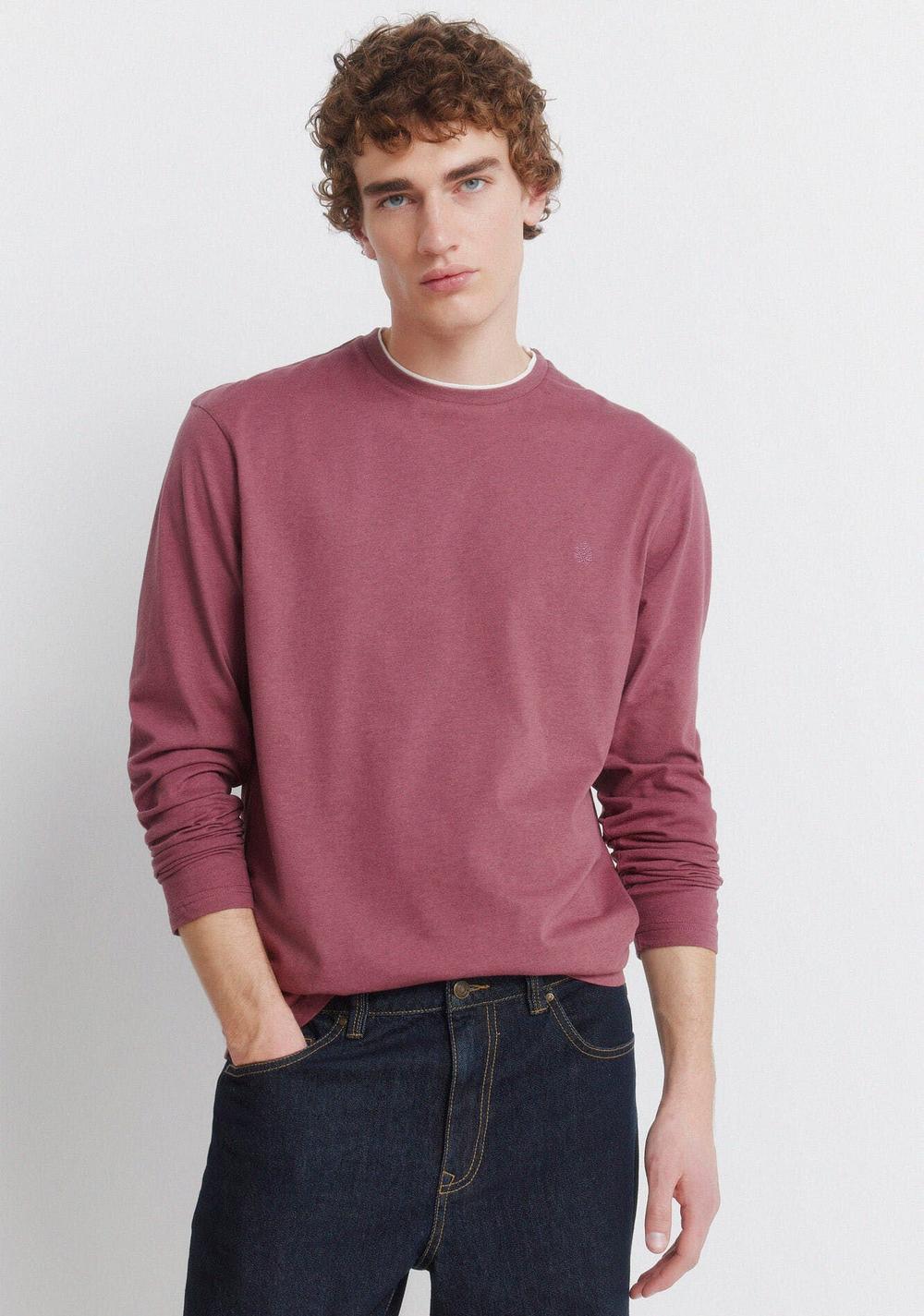 Camiseta Manga Larga Doble Efecto Melange Springfield