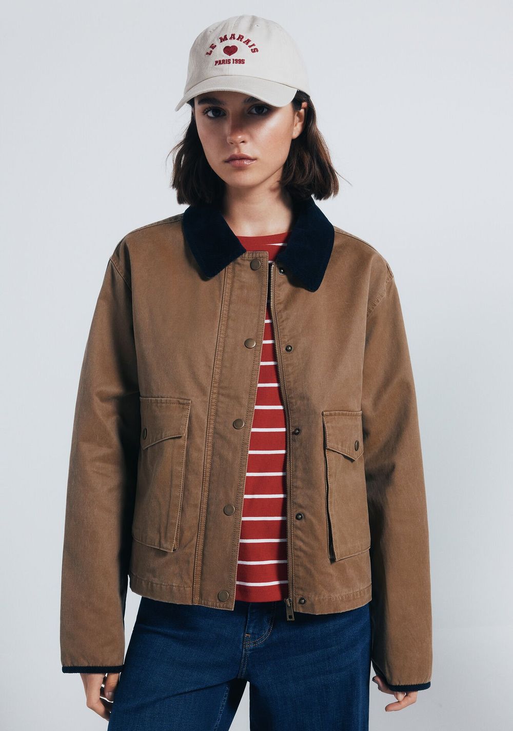 Chaqueta Corta Encerada Springfield