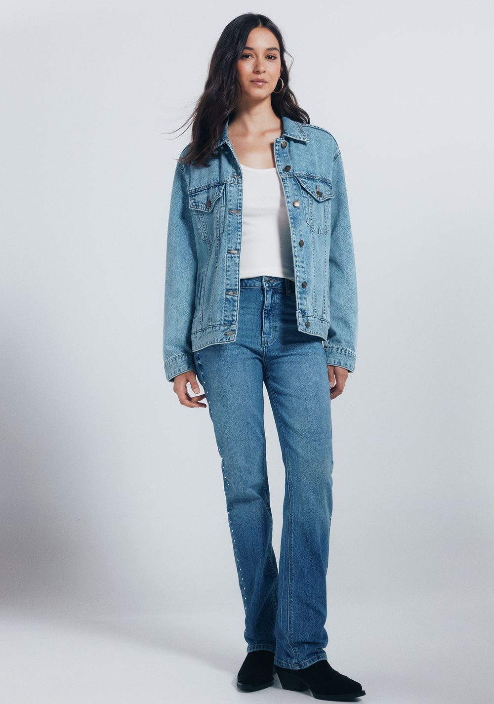 Chaqueta de Jeans Oversized Springfield 5