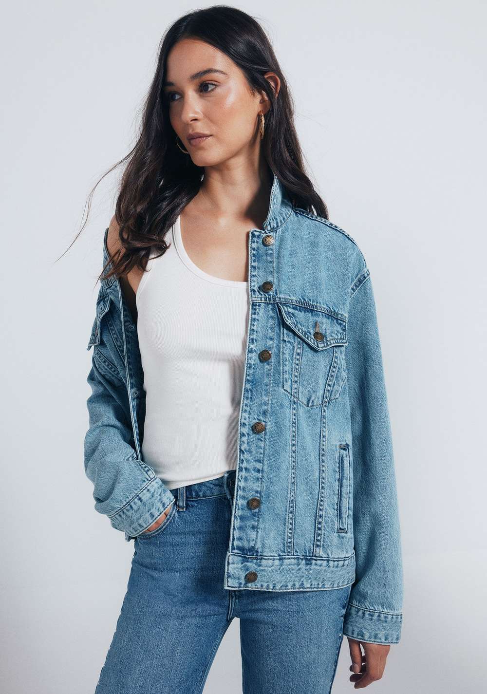 Chaqueta de Jeans Oversized Springfield 6