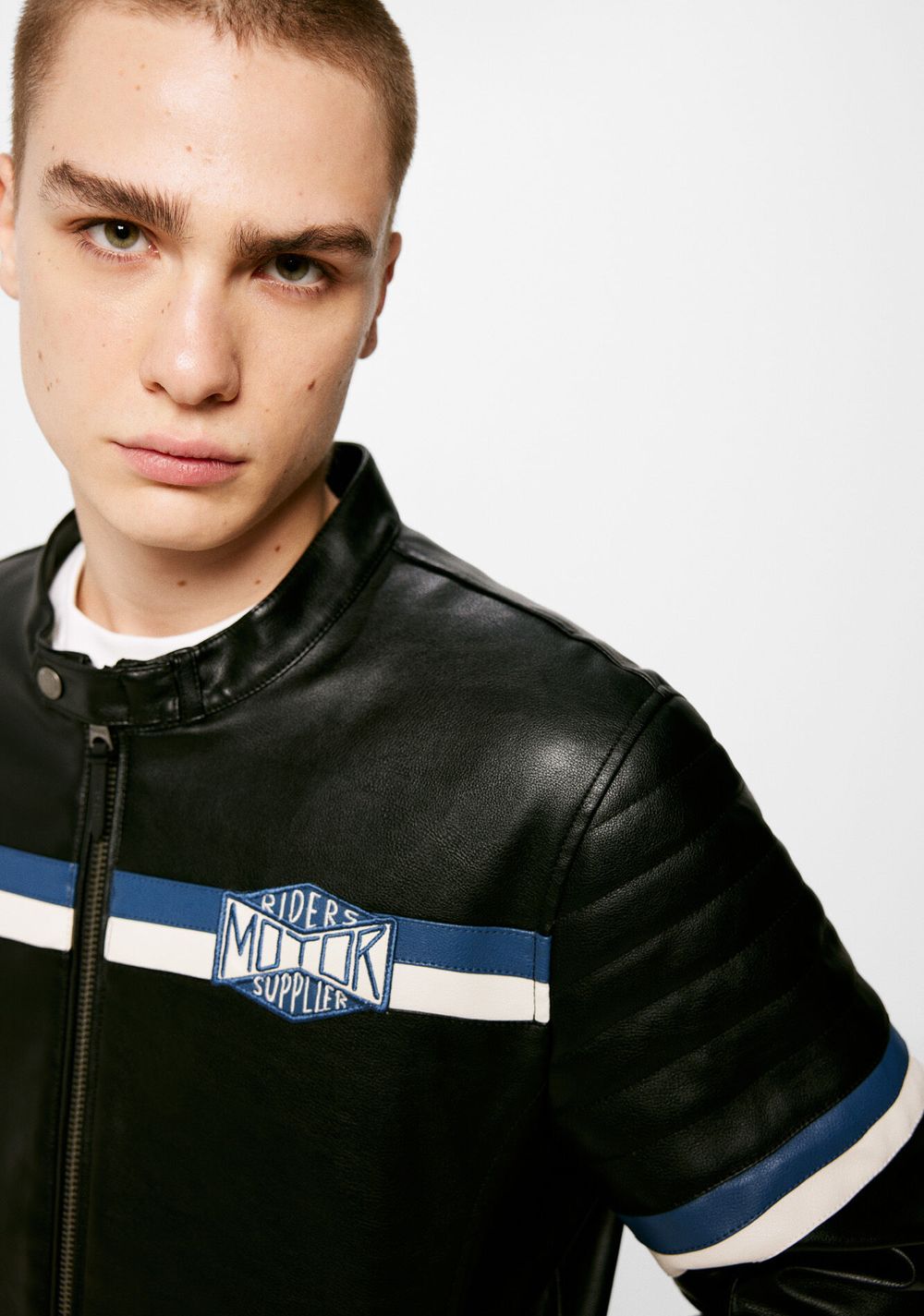 Chaqueta Motera Racing Efecto Piel Springfield 5