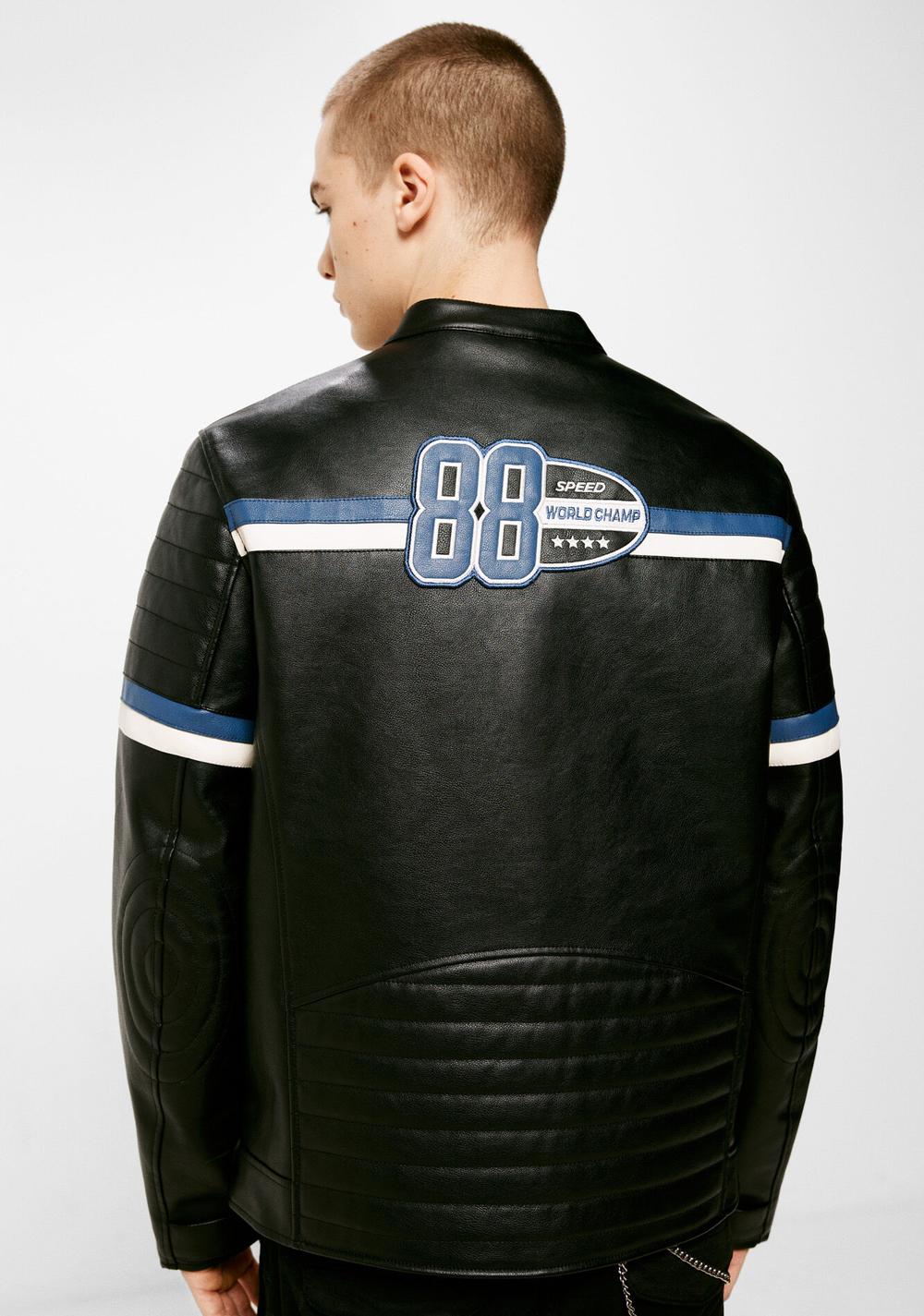 Chaqueta Motera Racing Efecto Piel Springfield 7
